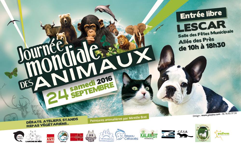 Lescar (64) – 24/09/2016 – Journée mondiale des animaux 2016