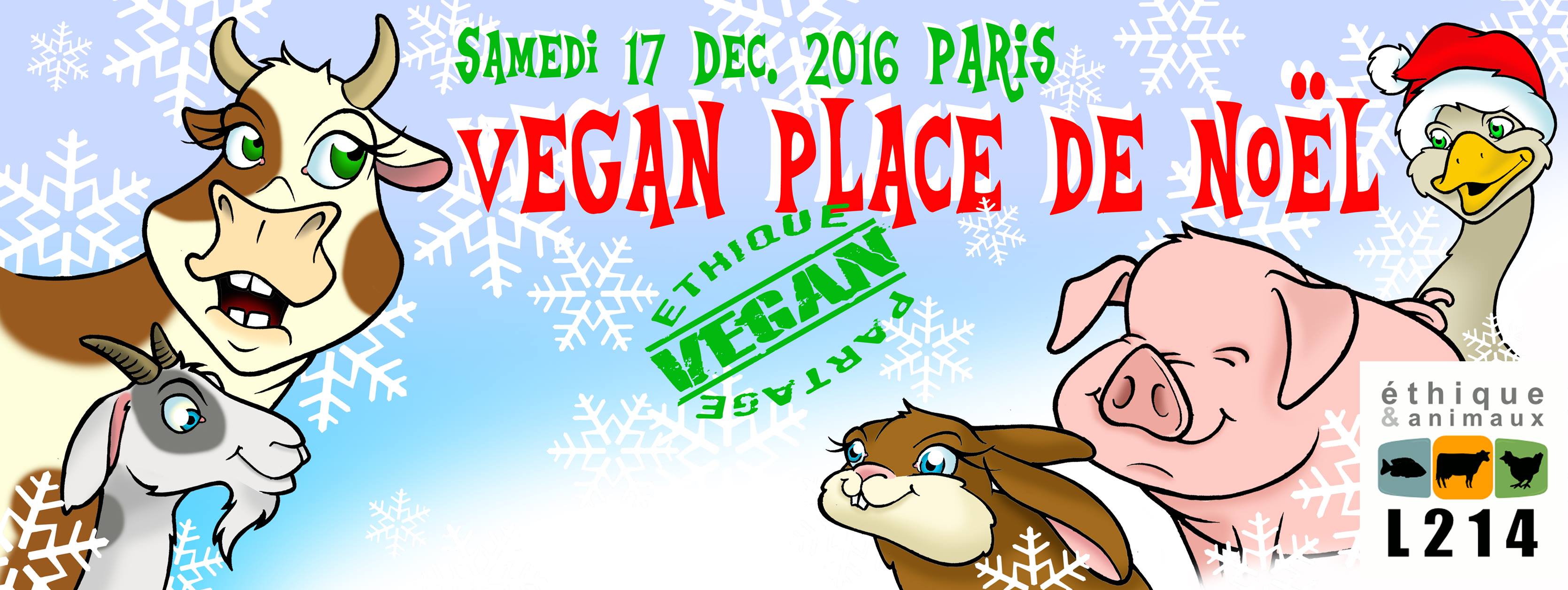 Place du Palais Royal (Paris) – 17/12/2016 – Vegan Place de Noël