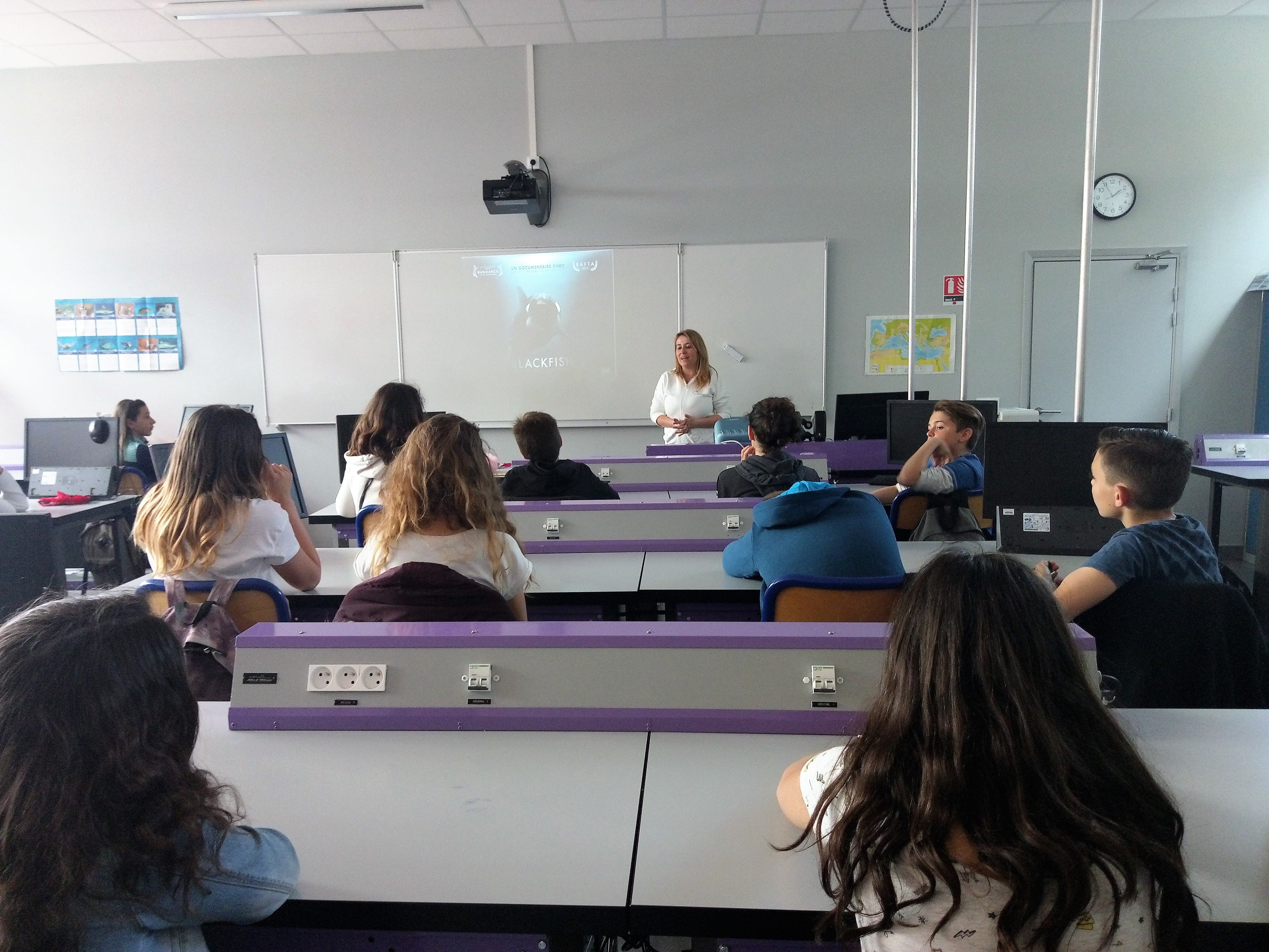 Intervention auprès du Collège Don Bosco (Nice), le 5 mai 2017