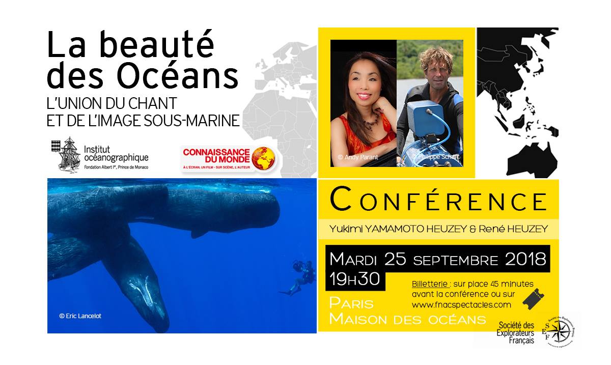 Paris (75) – 25/09/2018 : conférence « La beauté des Océans »