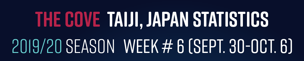 Chasse au dauphin à Taïji (Japon) – Bilan semaine du 30 septembre au 06 octobre 2019 #6