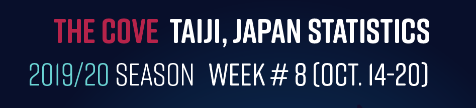 Chasse au dauphin à Taïji (Japon) – Bilan semaine du 14 au 20 octobre 2019 #8