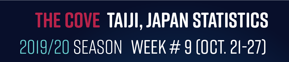 Chasse au dauphin à Taïji (Japon) – Bilan semaine du 21 au 27 octobre 2019 #9