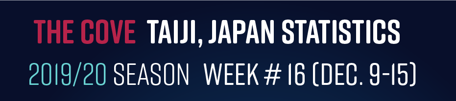 Chasse au dauphin à Taïji (Japon) – Bilan semaine du 09 au 15 décembre 2019 #16