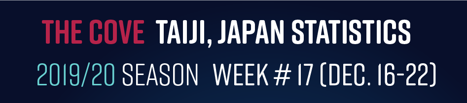 Chasse au dauphin à Taïji (Japon) – Bilan semaine du 16 au 22 décembre 2019 #17