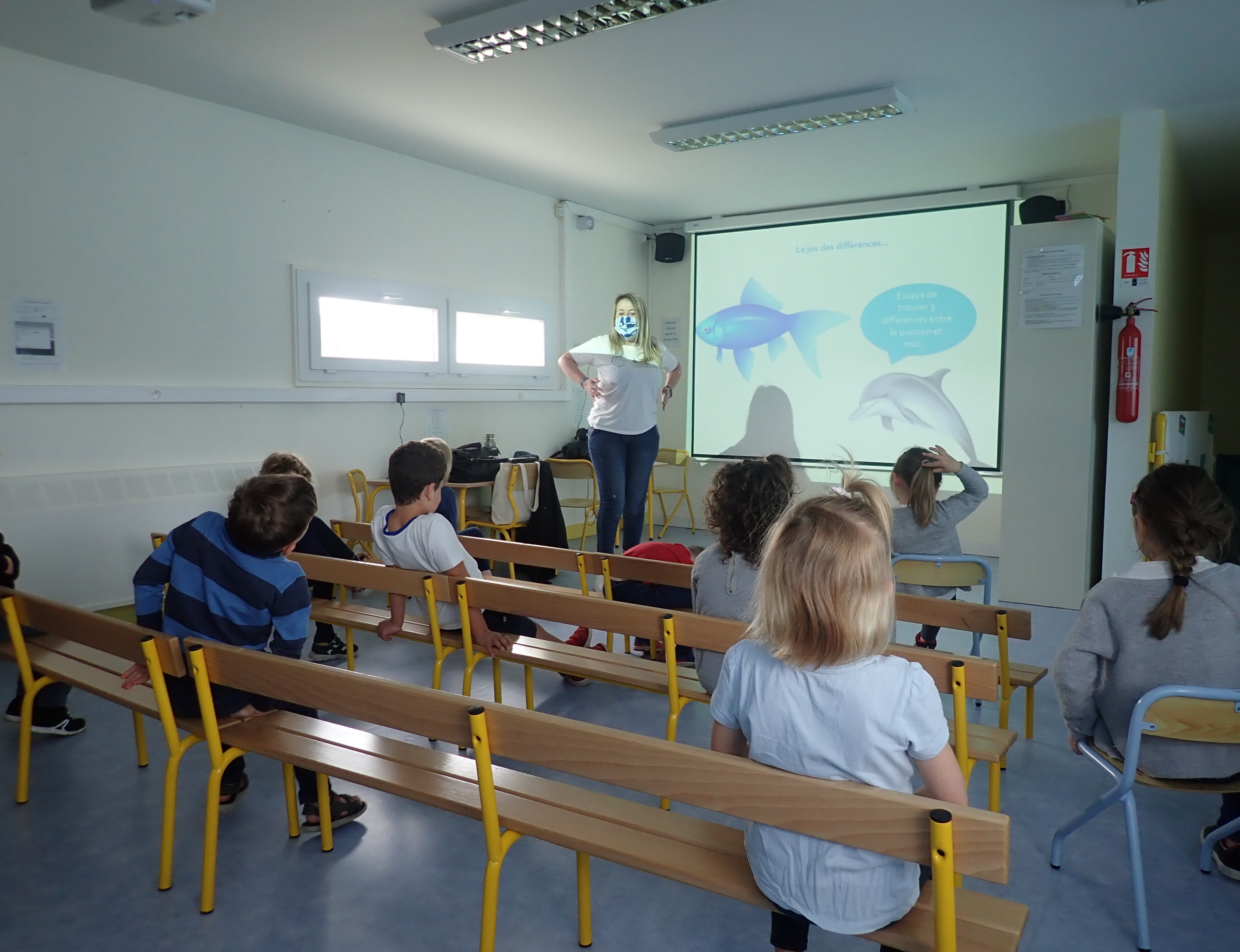 Intervention à l’école maternelle Jean de la Fontaine, Saint-Nom-la-Bretèche (78) ~ Le 16 juin 2020