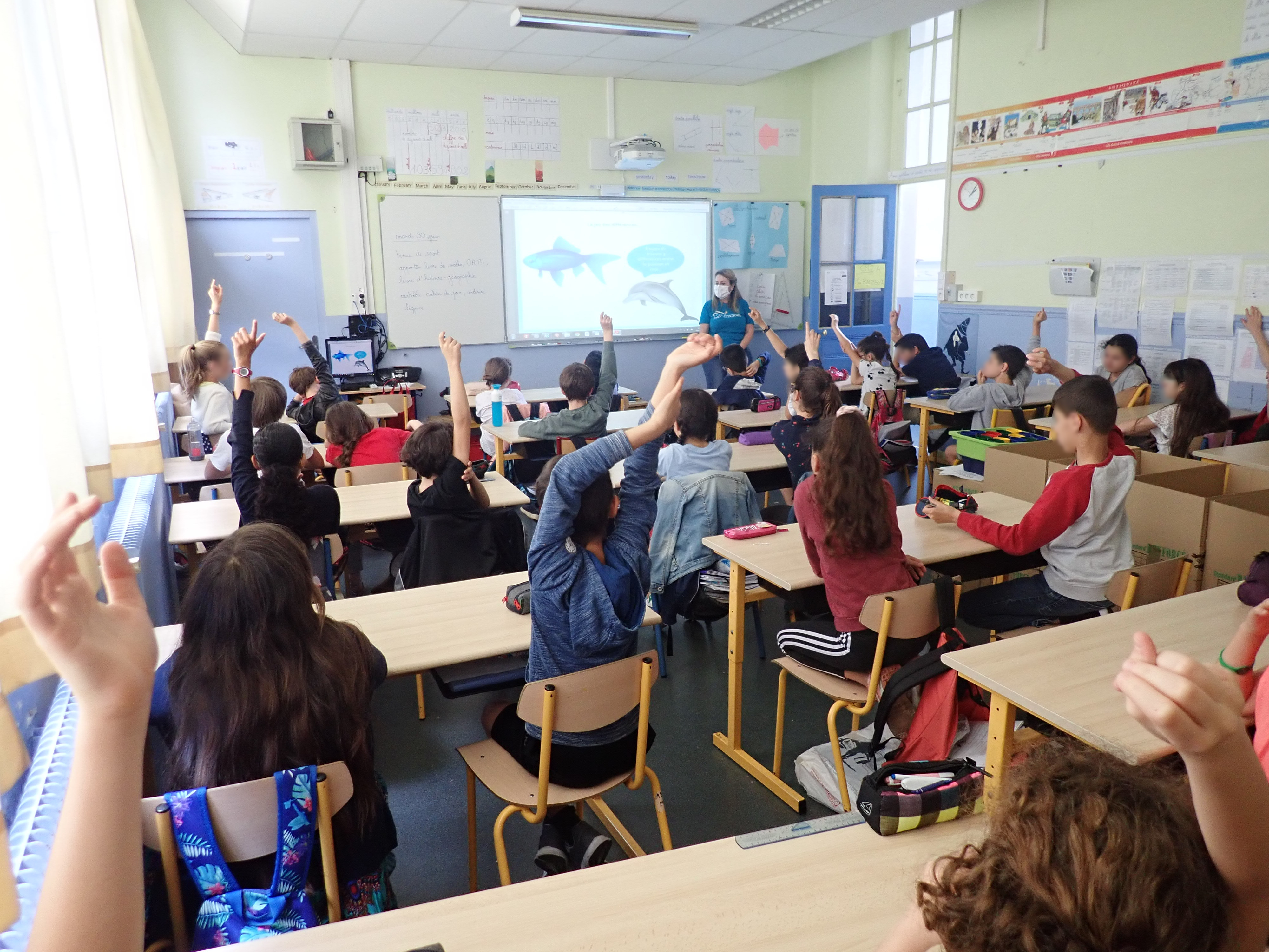 Intervention à l’école élémentaire Boileau, Montrouge (92) ~ Le 29 juin 2020
