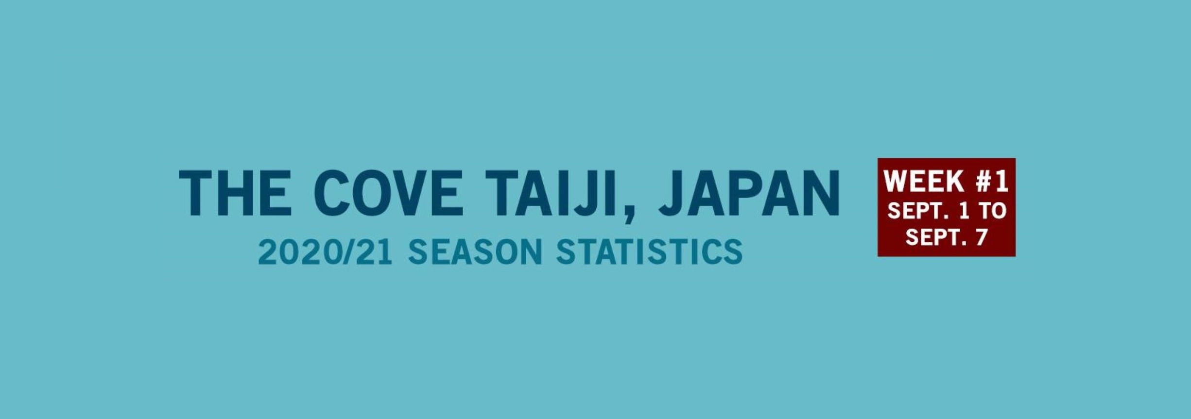 Chasse au dauphin à Taïji (Japon) – Bilan semaine du 01 au 07 septembre 2020 #01