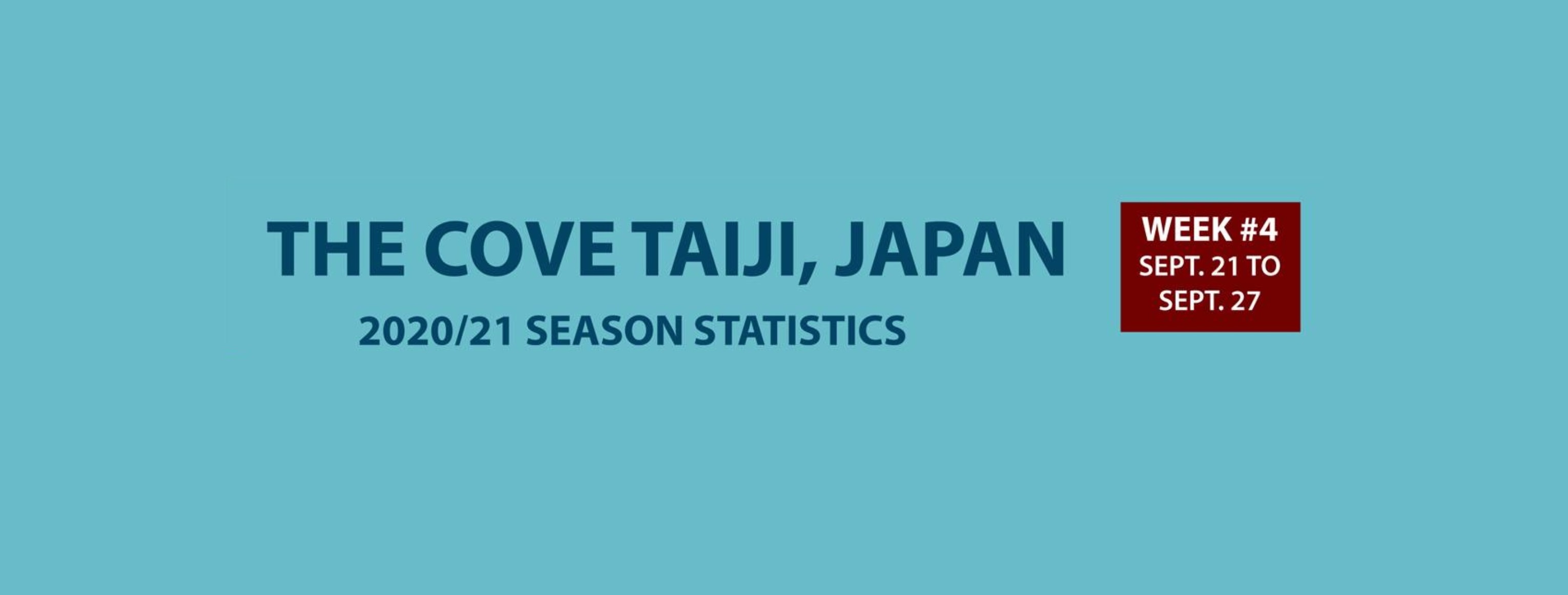 Chasse au dauphin à Taïji (Japon) – Bilan semaine du 21 au 27 septembre 2020 #04