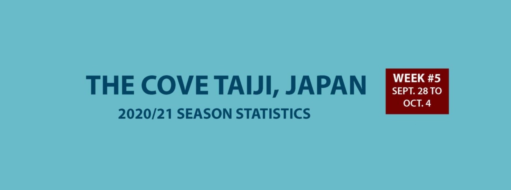 Chasse au dauphin à Taïji (Japon) – Bilan semaine du 28 septembre au 04 octobre 2020 #05
