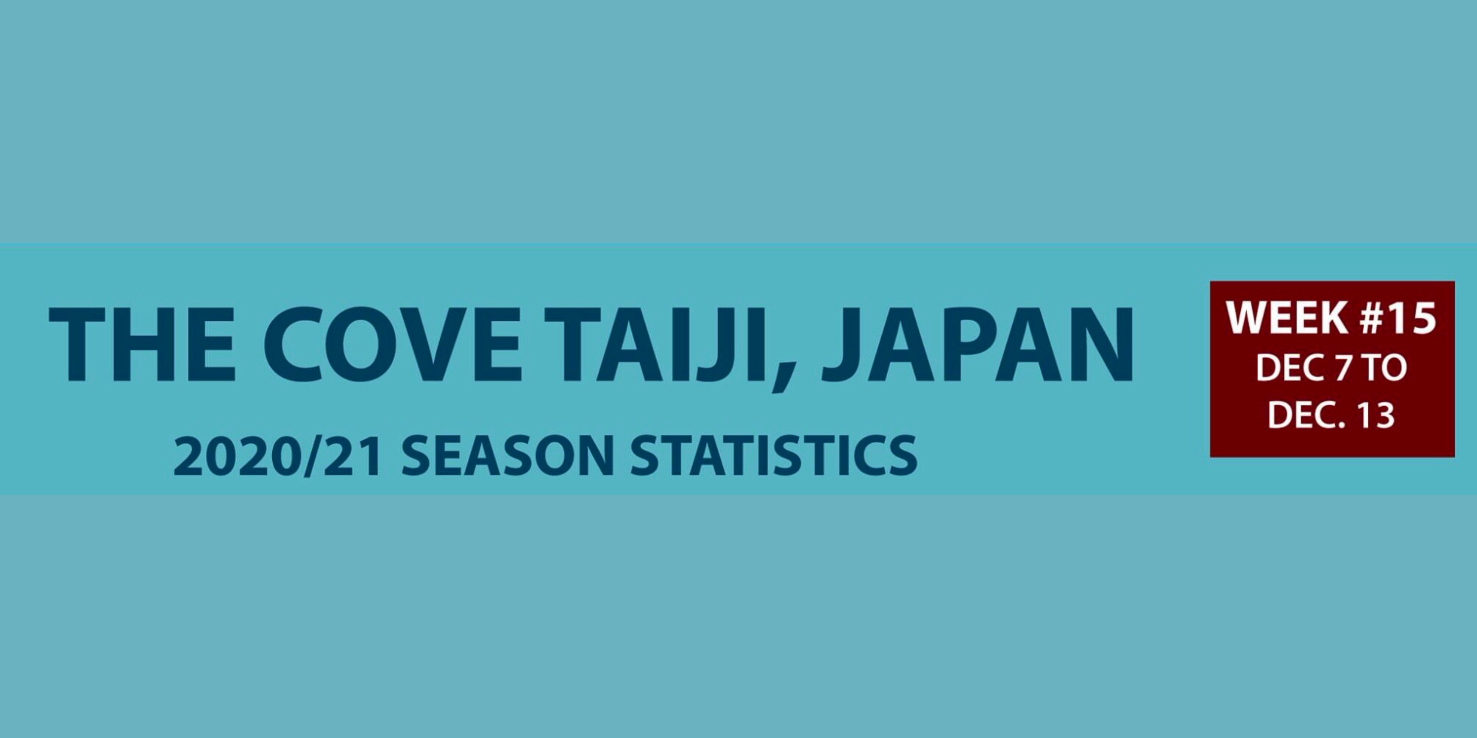 Chasse au dauphin à Taïji (Japon) – Bilan semaine du 7 au 13 décembre 2020 #15