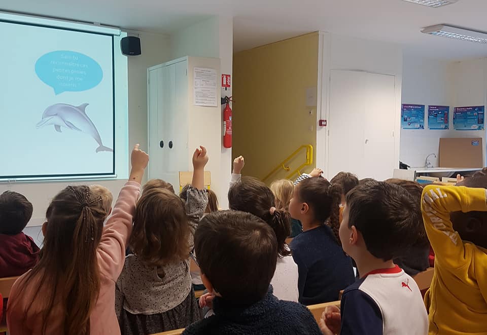 Intervention à l’école Jean de la Fontaine, Saint-Nom-la-Bretèche (78) ~ Le 14 janvier 2021