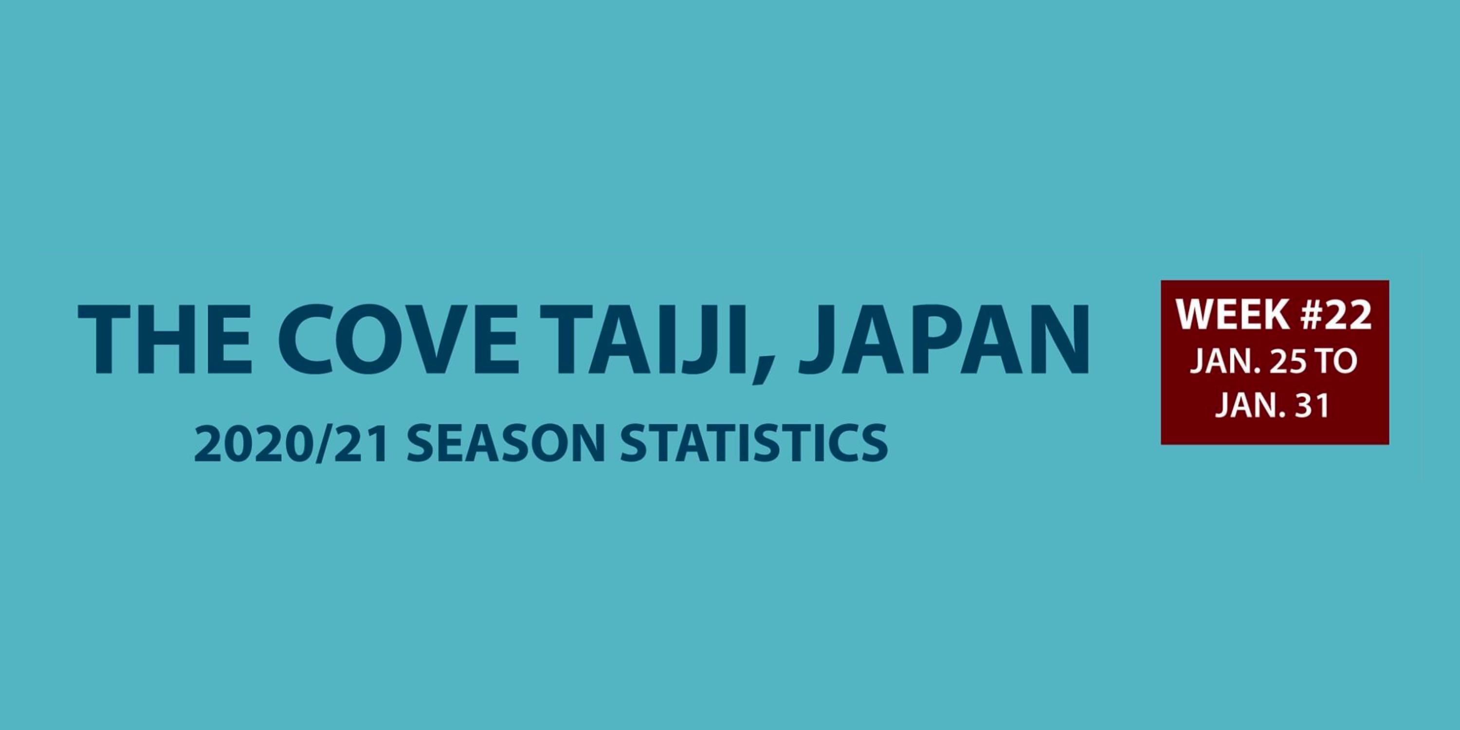 Chasse au dauphin à Taïji (Japon) – Bilan semaine du 25 au 31 janvier 2021 #22