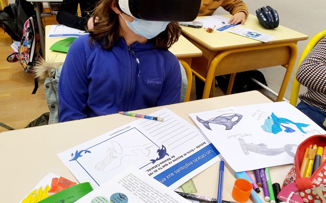 Intervention à l’école élémentaire des Hospitalières St Gervais, Paris ~ Le 17 janvier 2022