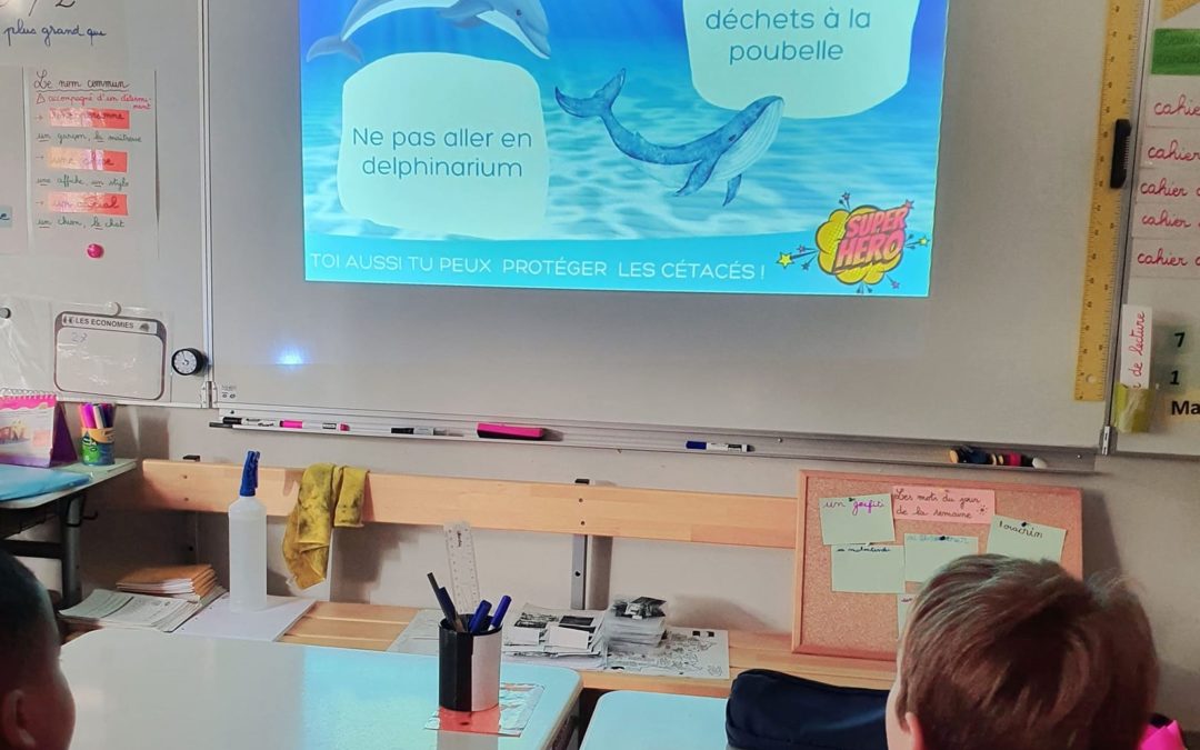 Intervention à l’école élémentaire Küss, Paris ~ Le 10 octobre 2022