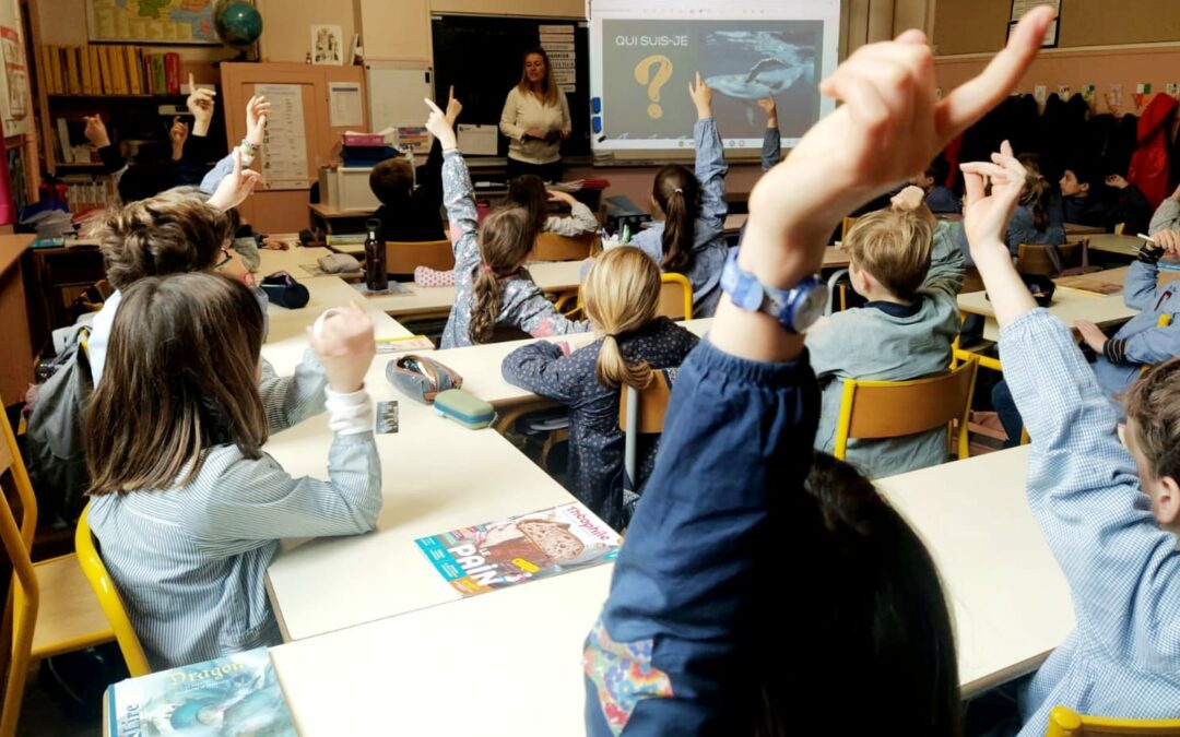 Intervention à l’école Saint-Jean, Paris ~ Le 13 mars 2023